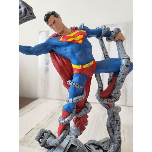 DC paquet Superman brainiac 1998 vintage statue figurine - Picture 10 of 14